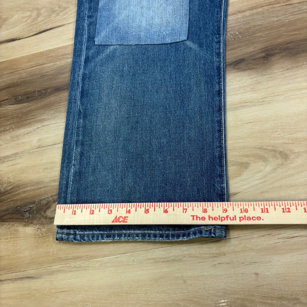 Polo Ralph Lauren Relaxed Straight Crop Jeans Womens 33 Distressed Cotton NEW - Picture 4 of 11